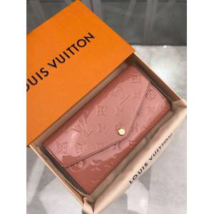 路易威登LV錢包 M90209裸粉 LV女士長錢包 LV壓紋皮革信封式錢夾 xxlv1835
