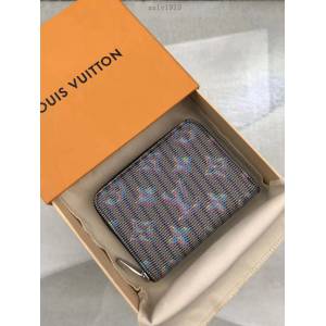 路易威登LV錢包 M68663蘭花 Zippy拉鏈零錢包 LV短款拉鏈卡包 名片盒 xxlv1919