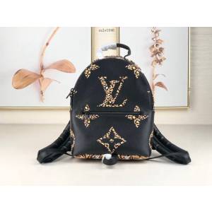 路易威登LV雙肩包 44718 LV動物花紋小號雙肩包 Palm Springs小號雙肩包 xxlv1946