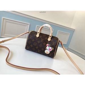 路易威登LV女包 M61252熊貓 20cm 村上隆合作限量款 LV老花迷你小挎包 xxlv2022