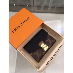 路易威登LV錢包 M67479 Pallas短款錢夾 LV老花拼色女士零錢卡包 xxlv2120