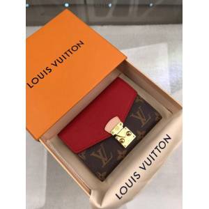 路易威登LV錢包 M67478 Pallas短款錢夾 LV老花拼色女士零錢卡包 xxlv2121