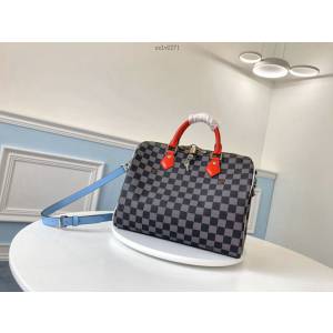 路易威登LV女包 N40236 Speedy Bandoulière30手袋 LV棋盤格手提袋 xxlv2271