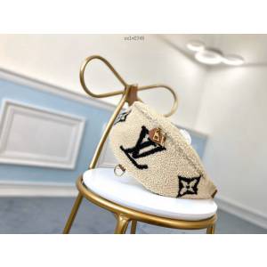 路易威登LV腰包 M55425 羊毛表面Monogram圖案 LV女士腰包 xxlv2349