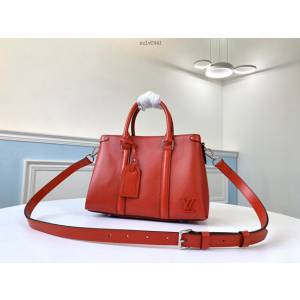 路易威登LV女包 M55613紅色 Twist Tote手袋 LV水波紋隔層吊牌風琴包 水波紋殺手包 公事包 xxlv2441