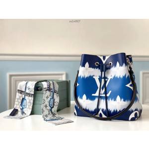 路易威登LV女包 M45126 Escale系列 NéoNoé水桶包 2020春夏手袋 LV手提肩背水桶包 xxlv2627