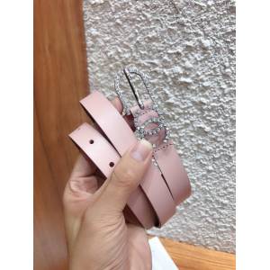 Chanel經典款女士皮帶 香奈兒鑲嵌鑽石針扣小腰帶 香奈兒雙面可用小牛皮皮帶  jjp1095