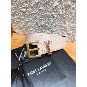 Saint Laurent女士皮帶 聖羅蘭2020新款YSL古金原版開模金扣腰帶  jjp1249