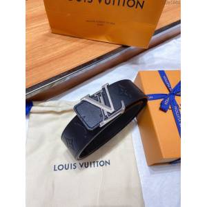 LV新款男士皮帶 路易威登雙面牛皮腰帶  jjp1605