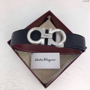 菲拉格慕專櫃款男士皮帶 Ferragamo雙面牛皮腰帶  jjp2126