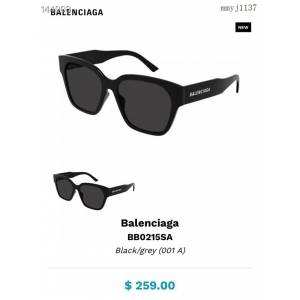 Balenciaga專櫃新款巴黎世家男女款時尚太陽鏡墨鏡 BB0215 mmyj1137