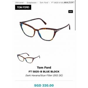 TomFord專櫃新款湯姆福特TF眼鏡框平光近視眼鏡架 TF5825-B mmyj1141