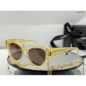 SAINT LAURENT專櫃聖羅蘭YSL貓眼墨鏡女士太陽鏡 SL506 mmyj1187