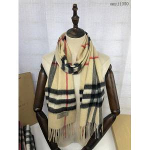 BURBERRY專櫃經典羊絨系列巴寶莉格紋長巾男女款圍巾 mmyj1350