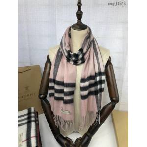 BURBERRY專櫃經典羊絨系列巴寶莉格紋長巾男女款圍巾 mmyj1353