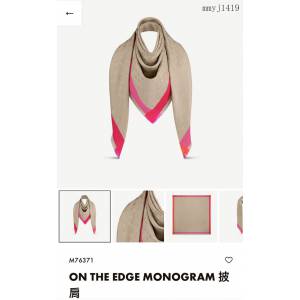 LV專櫃新品路易威登暗紋提花時尚大方巾 mmyj1419