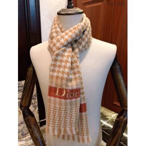 Dior專櫃新款迪奧明星同款新千鳥格圍巾男女通用款 mmyj1436