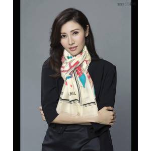 CHANEL專門店新款香奈兒雙c系列羊絨長巾高端女士圍巾披肩 mmyj1466