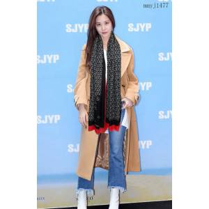 Hermes專櫃新款愛馬仕雙面戒指絨長巾圍巾披肩 mmyj1477