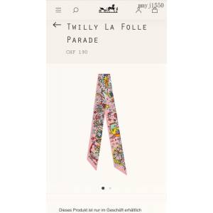 Hermes專櫃新款愛馬仕斜紋真絲雙層雙面狂歡遊行束發帶Twilly小絲巾絲帶 mmyj1550