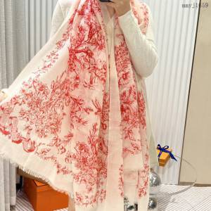 Dior專櫃新款迪奧叢林羊絨圍巾女士大披肩 mmyj1659