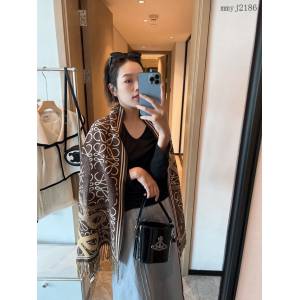 loewe羅意威櫥窗定制款最經典LOGO風格圍巾披肩 mmyj2186