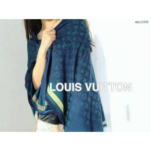 LV新品路易威登專櫃大牌同步墨綠色方巾女款圍巾披肩 mmyj2208