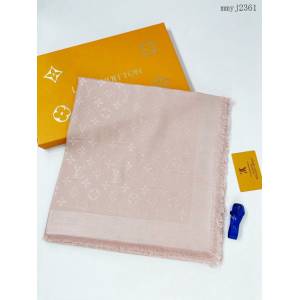 LV專櫃新品路易威登經典Monogram圖案真絲羊絨方巾圍巾 mmyj2361