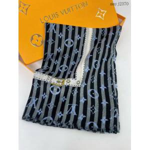 LV專櫃2023最新秋冬色系路易威登經典印花羊絨大長巾女士披肩 mmyj2370