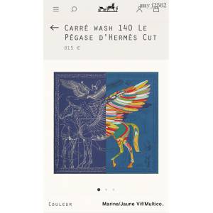 Hermes專櫃新款愛馬仕天馬座切面圖絲絨方巾經典山羊絨真絲印花大方巾 mmyj2562