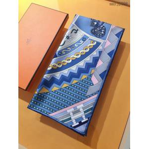 Hermes專櫃新款愛馬仕頂級斜紋真絲方巾 馬鞍印花絲巾圍巾 mmyj2598