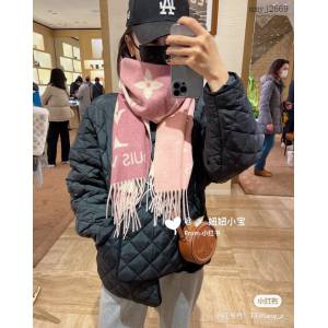 LV專櫃新品路易威登羊絨漸變披肩女士留須圍巾 mmyj2669