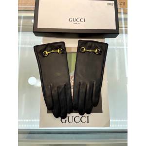 Gucci古奇專櫃爆款馬銜扣女式真皮手套 mmyj2675