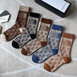 Gucci古奇專櫃爆款純棉G家聯名新品女款中筒襪 mmyj2908