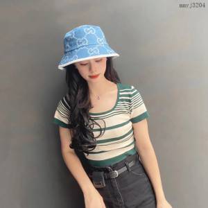 Gucci古奇專櫃爆款簡約漁夫帽休閒運動款遮陽防曬帽 mmyj3204