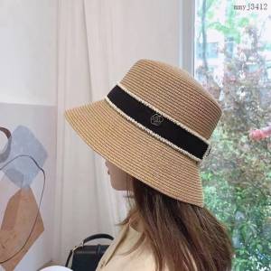 CHANEL專門店新款香奈兒百搭時尚女士水桶帽草帽 mmyj3412