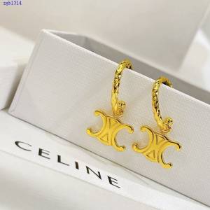 Celine專櫃2022新款配飾品賽琳凱旋門彎勾耳環耳飾 zgb1314