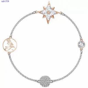 Swarovski施華洛世奇情人節爆款新浪漫玫瑰金八芒星磁扣手鏈手鐲 zgb1324