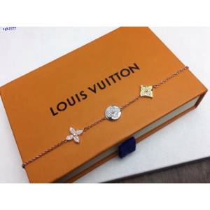 LV玫瑰金銀色黃金色手鏈 路易威登2022專門店新款LV首字母手鏈 zgb1577