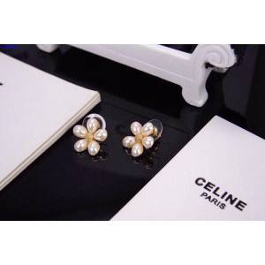 Celine專櫃2022新款配飾品賽琳花朵耳釘 zgb2088