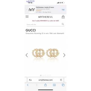 Gucci古奇專櫃爆款雙G古馳耳環 古馳滿鑽耳釘 zgb2219