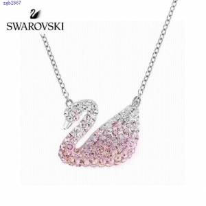 Swarovski施華洛世奇新款幻彩漸變天鵝項鏈 zgb2667