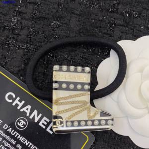 Chanel專櫃新款飾品 香奈兒高仿粉色發繩 zgb2706