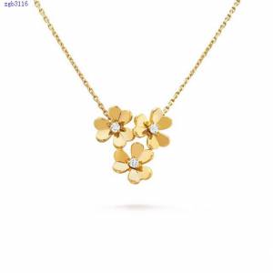 梵克雅寶Van Cleef & Arpels三葉草項鏈 VCA三花項鏈 zgb3116