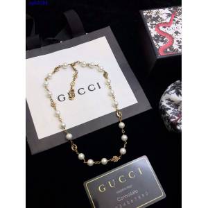 Gucci古奇專櫃爆款雙G項鏈 古馳珍珠雙G項鏈 zgb3194