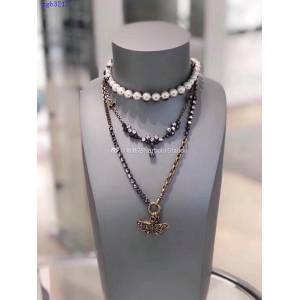 Dior專櫃爆款女士項鏈 迪奧2022年新品珍珠項鏈 zgb3217
