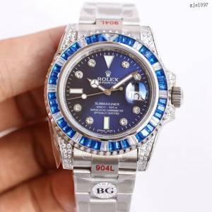 劳力士手表 Rolex男士腕表 SUB潜航者后镶钻定制版 gjs1097