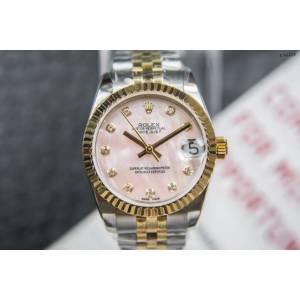 劳力士手表 DATEJUST最强版日志型系列腕表 Rolex经典款钢带机械女表 gjs1229