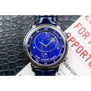 百达翡丽5102天月款日内瓦苍穹系列 Patek Philippe星空腕表 珍珠陀机械男表 gjs1282