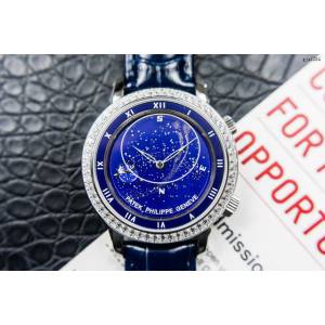百达翡丽5102天月款日内瓦苍穹系列 Patek Philippe星空腕表 珍珠陀机械男表 gjs1284